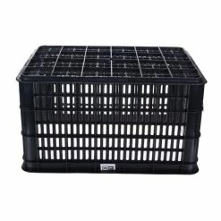 Hollandbikeshop Transport Krat Groot Zwart 50L -Bike Fashion Soldes transport krat groot zwart 50l 8718375334041 2 l