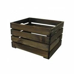 Wicked Fietskrat Hout Groot - 43x35x27cm