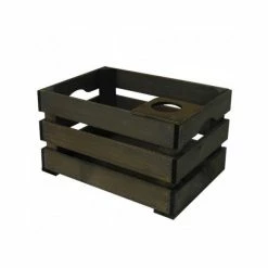 Wicked Fietskrat Klein Met Bekerhouder 35x25x20cm - Hout