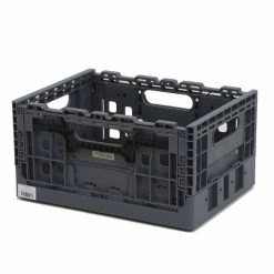 Wicked Smart Crate Fietskrat 16L - Donkergrijs/Zwart