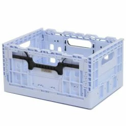 Wicked Smart Crate Fietskrat 16L - Lichtblauw/Zwart