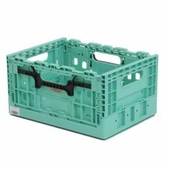 Wicked Smart Crate Fietskrat 16L - Turquoise/Zwart