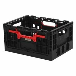 Wicked Smart Crate Fietskrat 16L - Zwart/Rood